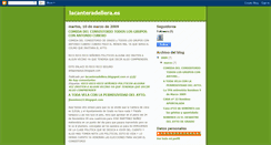 Desktop Screenshot of lacanteradelleraes.blogspot.com