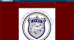 Desktop Screenshot of classificadoscfbv.blogspot.com
