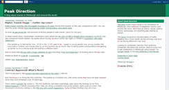Desktop Screenshot of peakdirection.blogspot.com