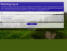 Tablet Screenshot of missiologyorguk.blogspot.com