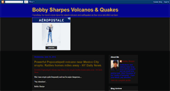 Desktop Screenshot of bobbysharpesvolcanosquakes.blogspot.com