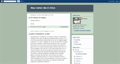 Desktop Screenshot of meunomenaoechico.blogspot.com
