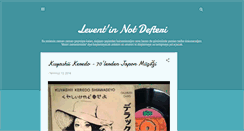 Desktop Screenshot of leventinnotdefteri.blogspot.com