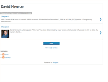 Tablet Screenshot of davidherman.blogspot.com