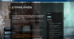 Desktop Screenshot of crimea-sheba.blogspot.com