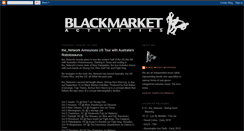 Desktop Screenshot of blackmarketactivities.blogspot.com