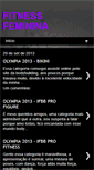 Mobile Screenshot of fitnessfeminina.blogspot.com