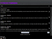 Tablet Screenshot of fitnessfeminina.blogspot.com