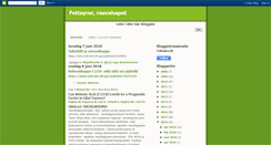 Desktop Screenshot of fettsyrorna.blogspot.com