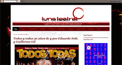 Desktop Screenshot of lunateatral.blogspot.com