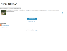 Tablet Screenshot of choquequiraocuzco.blogspot.com
