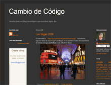 Tablet Screenshot of cambiodecodigo.blogspot.com