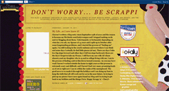 Desktop Screenshot of dontworrybescrappi.blogspot.com