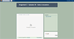 Desktop Screenshot of dbzue20.blogspot.com
