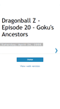 Mobile Screenshot of dbzue20.blogspot.com