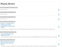 Tablet Screenshot of my-plasma-review.blogspot.com