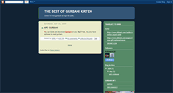 Desktop Screenshot of gurbanikirten.blogspot.com