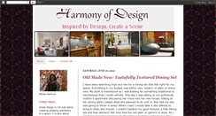 Desktop Screenshot of harmonyofdesign.blogspot.com