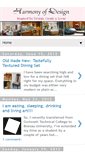 Mobile Screenshot of harmonyofdesign.blogspot.com
