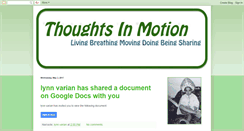 Desktop Screenshot of my-thoughts-in-motion.blogspot.com