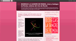 Desktop Screenshot of bodegaslasangrederonda.blogspot.com