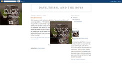 Desktop Screenshot of davetrishandtheboys.blogspot.com