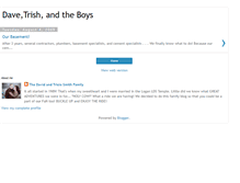 Tablet Screenshot of davetrishandtheboys.blogspot.com
