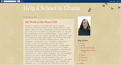 Desktop Screenshot of help-a-school-in-ghana-mrbpeaceblog.blogspot.com