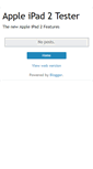 Mobile Screenshot of ipad2tester.blogspot.com