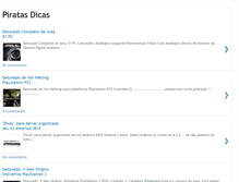 Tablet Screenshot of piratasdicas.blogspot.com