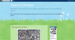 Desktop Screenshot of dawns-garden.blogspot.com