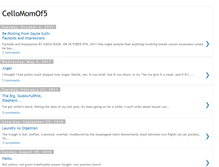 Tablet Screenshot of cellomomof5.blogspot.com