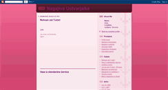 Desktop Screenshot of nagajiva-ustvarjalka.blogspot.com