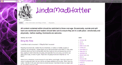 Desktop Screenshot of lindamadhatter.blogspot.com