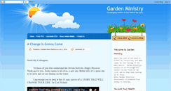 Desktop Screenshot of gardenministry.blogspot.com