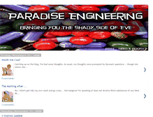 Tablet Screenshot of paradiseengineering.blogspot.com