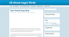 Desktop Screenshot of angrybirdsbirds.blogspot.com