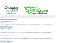 Tablet Screenshot of answerrack.blogspot.com