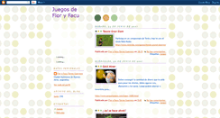 Desktop Screenshot of juegosdefloryfacu.blogspot.com