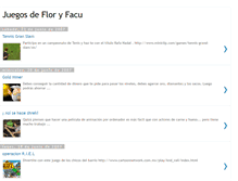 Tablet Screenshot of juegosdefloryfacu.blogspot.com