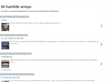 Tablet Screenshot of mihumildearroyo.blogspot.com