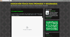 Desktop Screenshot of edufisicaprimaria-eso.blogspot.com