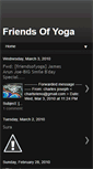 Mobile Screenshot of friendsofyoga.blogspot.com