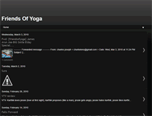 Tablet Screenshot of friendsofyoga.blogspot.com