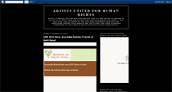 Desktop Screenshot of musiciansunitedforhumanrights.blogspot.com