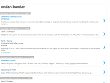 Tablet Screenshot of ondanbundan.blogspot.com