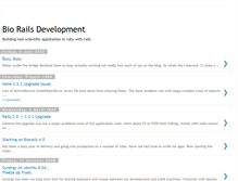 Tablet Screenshot of biorails-dev.blogspot.com