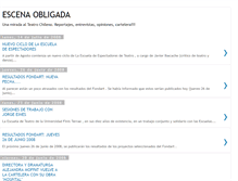 Tablet Screenshot of escenaobligada.blogspot.com