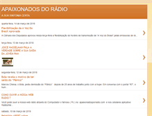 Tablet Screenshot of apaixonadosdoradio.blogspot.com