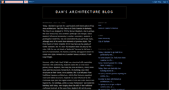 Desktop Screenshot of dansarchblog.blogspot.com